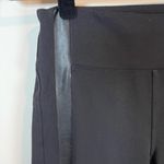 Athleta Womens Mid Rise Flat Iron Tux Leggings Black Moto Zip Pockets Stretch XS Photo 2