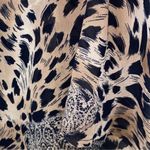 Dress Barn Animal Print Sheer Top(Size 3X) Photo 3