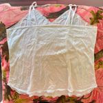 Vanity Fair women's white silk nylon lace trim camisole tank Photo 2