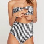 Volcom  Women's Plaid and Gingham One-Piece Swimsuit Photo 6