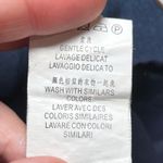 FRNCH  Navy‎ Blue Floral Spaghetti Strap Dress Large Lined Pleated Shift Photo 9