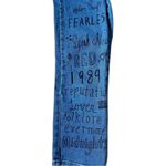 Custom Taylor Swift Jeans Women’s Size 6P Eras Tour Swiftie Showgirl Blue Photo 2