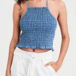 American Eagle Navy blue halter top Photo 0