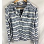 Hollister NWT Co Striped V Neck Hi Low Top Size Medium Photo 0
