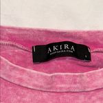 Akira  Cropped Acid Washed Long Sleeve StretchWomen's Top Photo 3