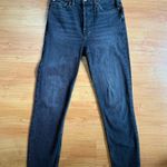 RE/DONE High Rise Ankle Crop Jeans in Faded Coal Size 26 Photo 2