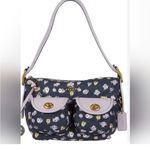 Coach  Hobo Vintage Rose Print Nylon Shoulder Bag Photo 11