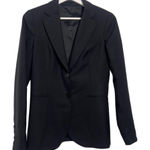 Theory Wool Blend Black Blazer Photo 0