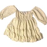 Lilyful Yellow/White Mini Dress Photo 0