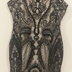 Flapper Dress Women Sz Lg Black 1920s Gatsby Flapper Party Holiday NYE Lace Sexy Photo 2