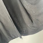 Eileen Fisher  Cardigan Size Large One Button Closure Linen Rayon Blend Black Photo 8