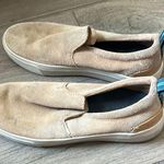 Toms Tan Suede Slip-On Flats Photo 3