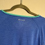 Champion  Blue and Mint Green Sweatshirt SZ L Athletic Longsleeve Performance Top Photo 8