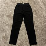 FIGS Women’s Black High Waist Skinny Straight Leg Yola Scrub Pants NEW XXS Photo 6