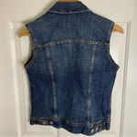 Old Navy Indigo Denim Vest with Buttons Size XS ladies western retro boho Photo 5