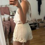 LF NWT  nature Rose white lace insert swing top Photo 2