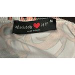 Absolutely Love It!!! Status Print Strapless Empire Waist Dress Size Large Gold Photo 6