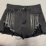 Boutique Blue B rhinestone shorts  Photo 0