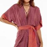 VIX Paula Hermanny Luri Plum Liz Mini Short Jumper Coverup Size Medium Purple Photo 0
