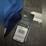 Speedo NWT  Women's Quantum Splice High Cut Swimsuit bathing Suit Cerulean Blue 6 Photo 3