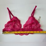 Free People NWOT  Intimately Bright Eyes Pink  Bralette Size S Photo 8