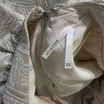 The Letter Anthropology Womens Fit Flare Dress Gold 20% Metallic sleeveless XS‎ Photo 9