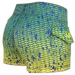 Pelagic Dorado Green Board Shorts XS Women's 4-Way Stretch Fishing Swimwear Photo 1