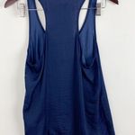 Aerie Navy Blue Lightweight “Just Chill” Loungewear Sleep Tank Top Size Medium Photo 6