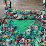 Anthropologie Maeve by  Green Floral Tank Top 8 Photo 4