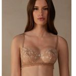 NWT Women's Intimissimi Daniela Little Pleasures Polka Dot in Beige size 38D Black Photo 4