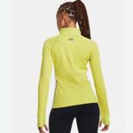 Under Armour NWT Women's  Train Cold Weather ½ Zip Pullover Lime Green Photo 3