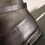 Via Spiga Brown Sheepskin Tall Leather Riding Boots Size 6.5 Photo 11