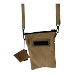 Vintage Foundry Peace Van Hippie Khaki Canvas Crossbody Bag New Tan Photo 4
