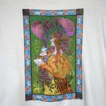 Pink Floyd Beige Crewneck Marquee London Graphic Tshirt Cropped Tee Womens Large Photo 1