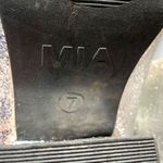 MIA  Zelma Chelsea Ankle Boot Silver Metallic Block Heel Bootie Size 7 Photo 8