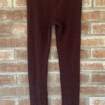 Aerie NWT Glitter Chill Play Move Leggings Maroon XS Photo 3