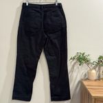 Quince 8 Black Organic Stretch Cotton Twill Straight Cropped Pant 28” Casual Photo 1