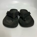 REEF  black flip flops sandals women’s size 10 casual summer minimalist Photo 1