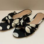 Mango MNG Polka Dot Knot Slip On Sandals 40 Photo 1
