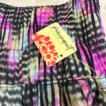 FP‎ Movement Free People Shorts S Black Pink Purple Abstract Print High Rise Photo 7