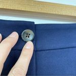 J.Crew Navy Blue Womens Slim Fit Trouser Dress Pants Women 4 Ankle Length Career Photo 2