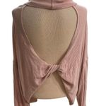 BKE  Buckle Blush Open Back Sweater Drop Shoulder NWT Medium Photo 1