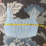 Gianni Bini NWT GB denim crop top size S Photo 3