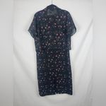 Betsy Lauren Floral Black Dress with Jacket Size 16 Photo 2