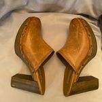 Paul Green Tan Clog with 3.5” Heel Photo 3