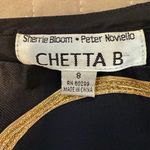 Chetta B ‎ Sherrie Bloom Peter Noviello gold and Black Maxi size 8 Photo 9