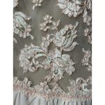 Victoria's Secret Vtg gold label Victoria’s Secret slip gown dress peach pink lace beaded Small Photo 11