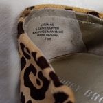 Audrey Brooke  "Lydia" Leopard Print Calf Hair Ballet Flats Photo 6