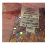 Fantastic Fawn Sequin Shorts Elastic Waistband Colorful Sparkly Pink S Photo 4