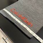 Calvin Klein striped Unisex signature scarf 70x 12, ombre red/grey Photo 3